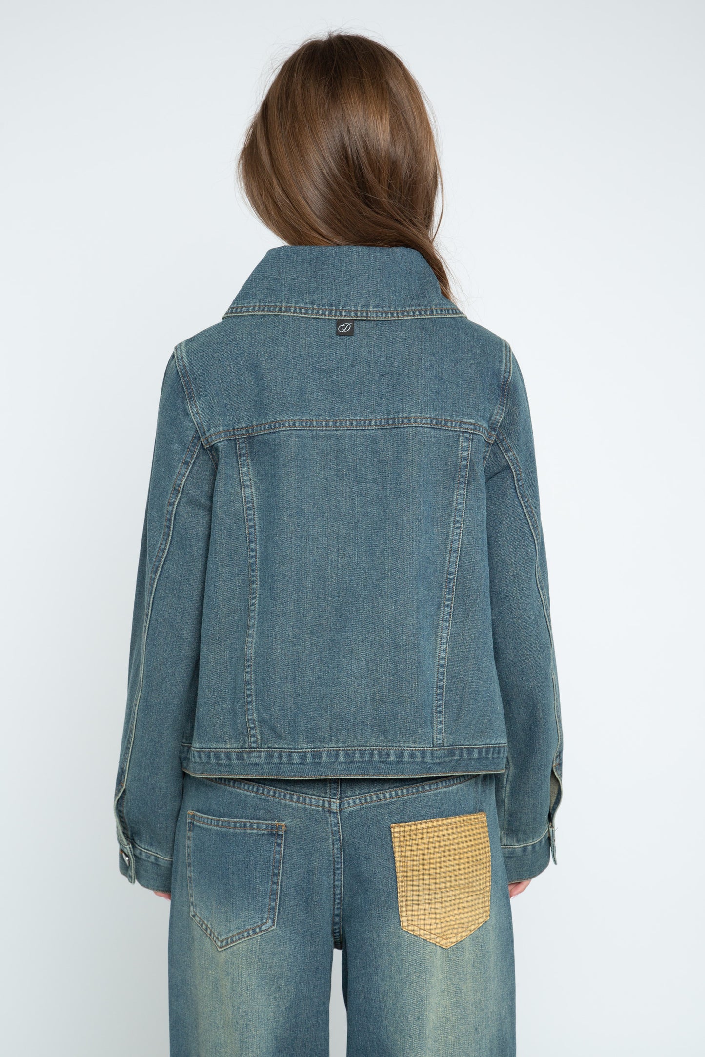 Daisy Street - Washed Denim Halo Jacket