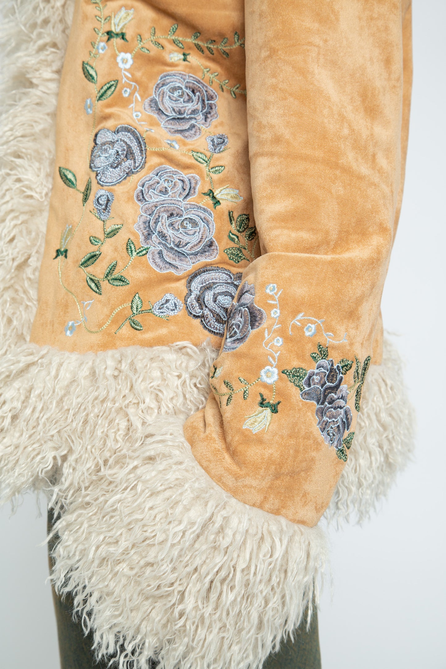 Daisy Street - Light Brown Chelsea Short Afghan Coat