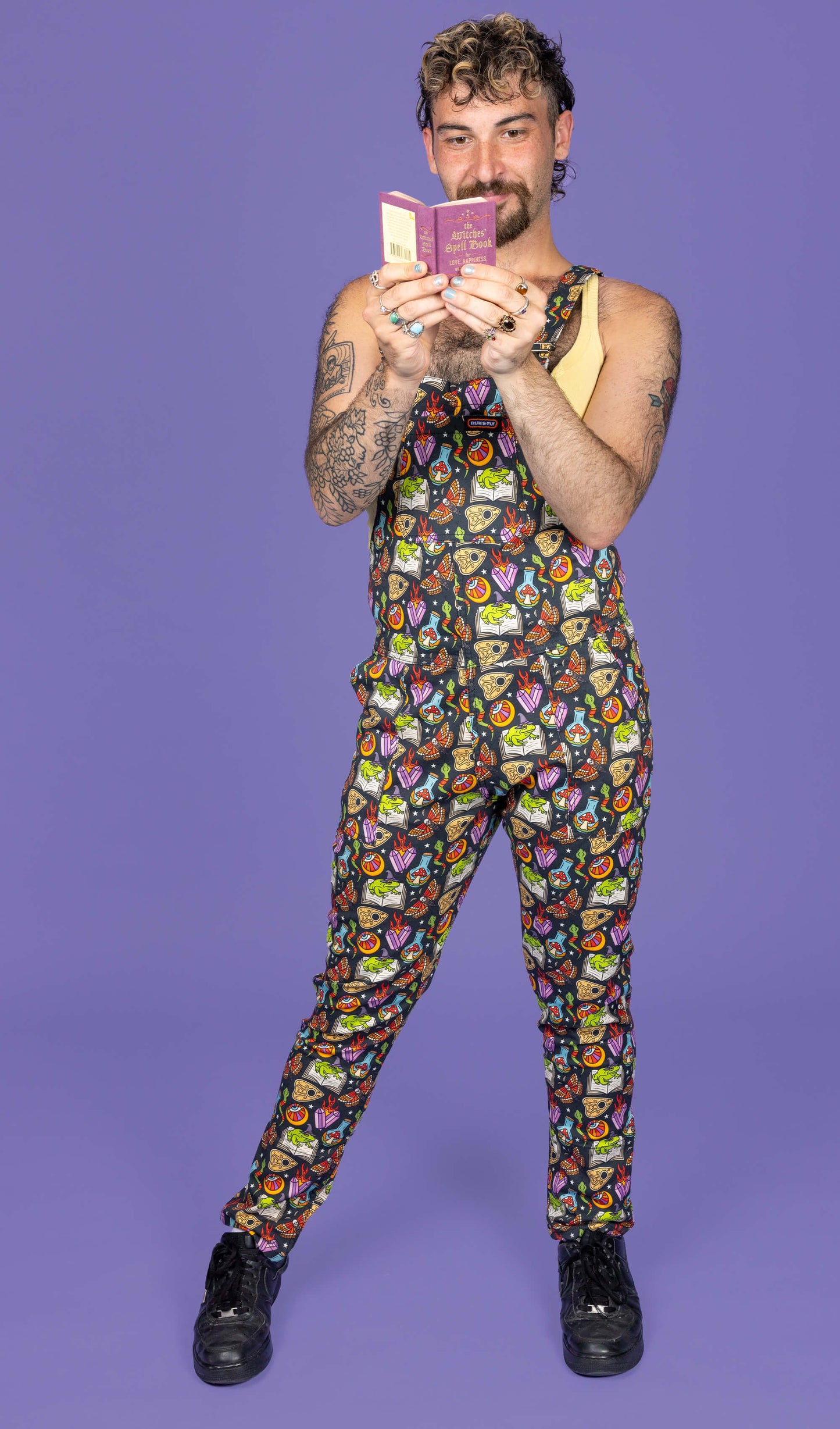 Run & Fly - Bewitched Stretch Twill Dungarees