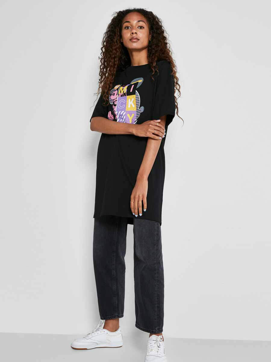 Noisy May - Oversized Mickey T-Shirt