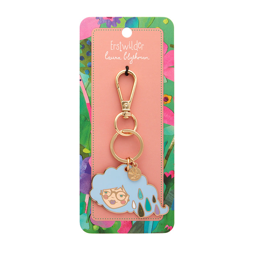 Erstwilder - Lainey the Rainy Enamel Keyring