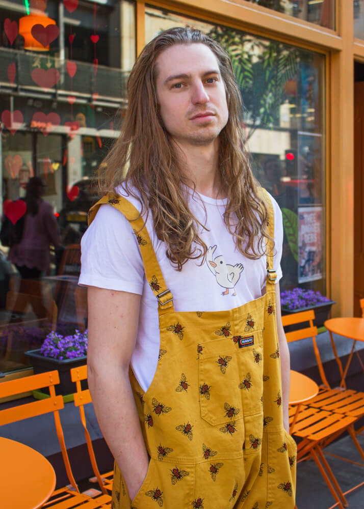 Run & Fly - Unisex Yellow Twill Bee Dungarees