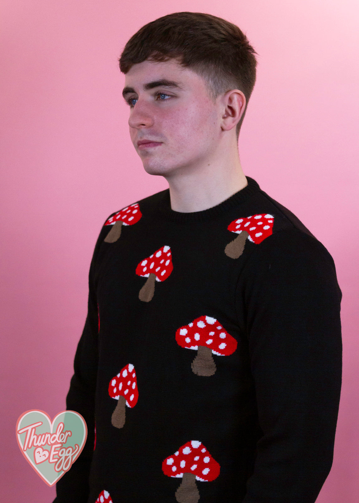 Run & Fly - Black Mushroom Jumper