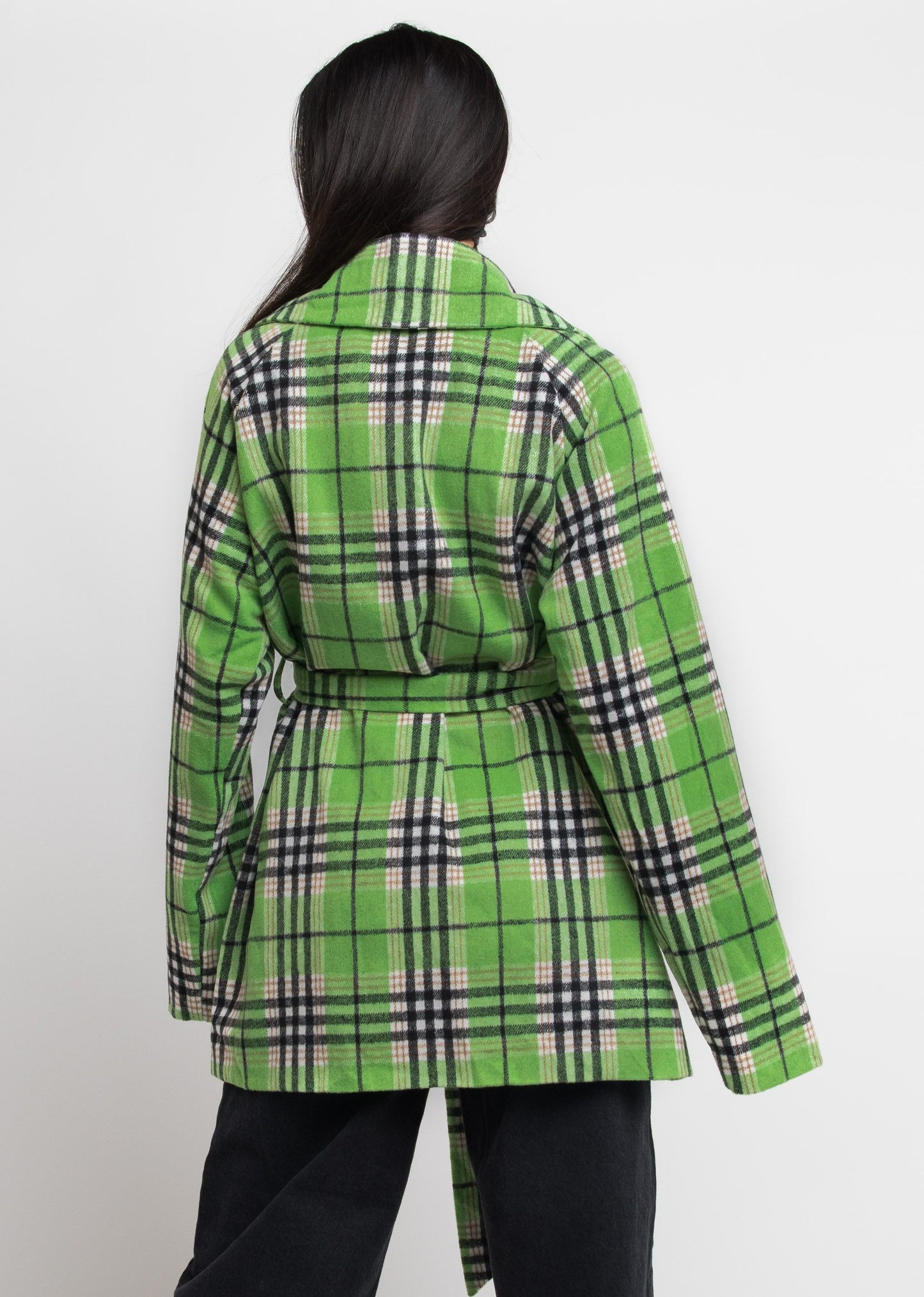Daisy Street - Green Check Tie Jacket