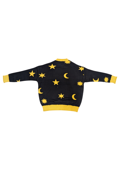 Thunder Egg - Astro Palms Oversized Jumper