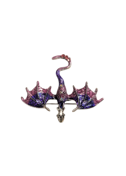 The Edit - Pink Dragon Brooch
