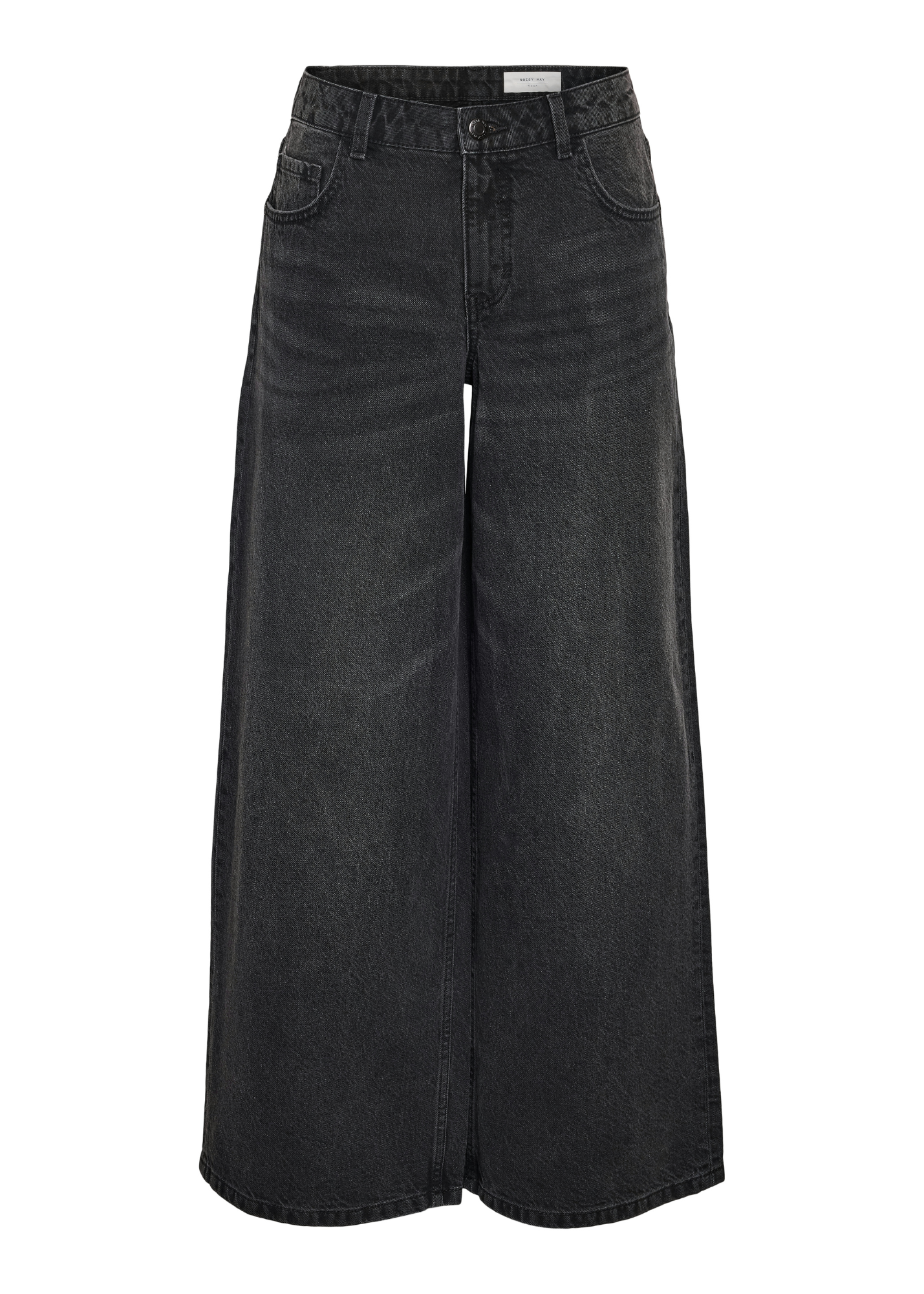 Noisy May - Kettie Black Wash Wide Leg Jeans