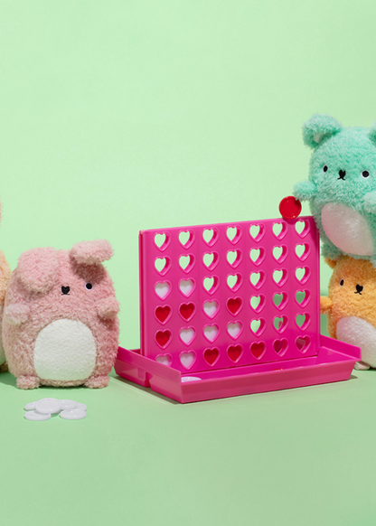 Noodoll - Pink Ricecarrot Mini Sitting Plush Toy