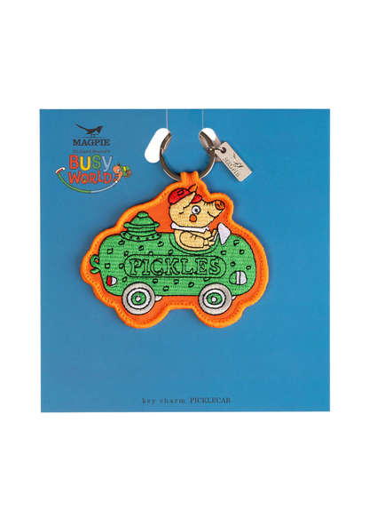 Magpie - Richard Scarry Pickle Car Key Charm
