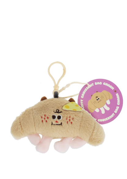 Rex London - Fluffy Croissant Plush Bag Charm