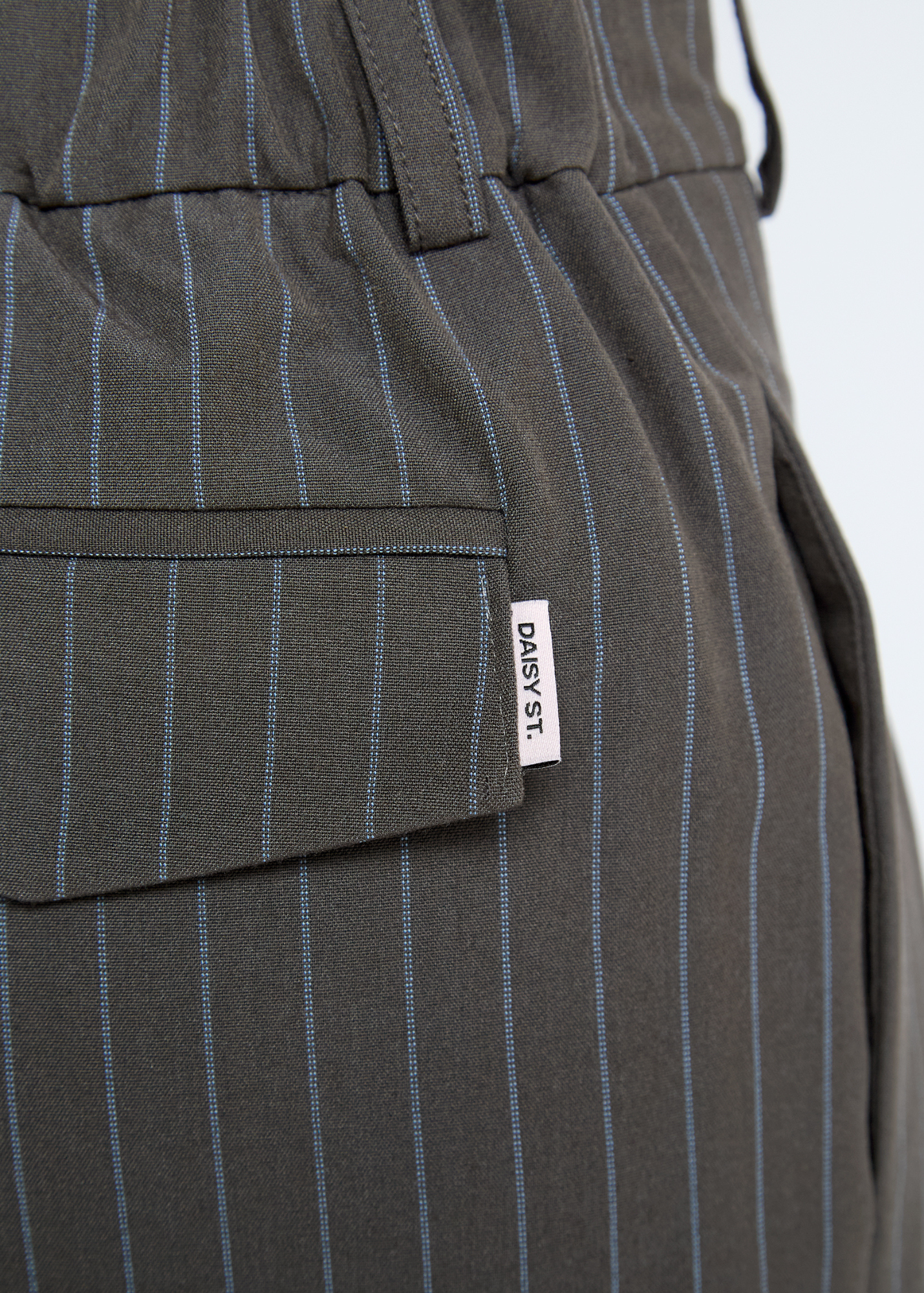 Daisy Street - Front Pleat Pinstripe Brittle Trousers