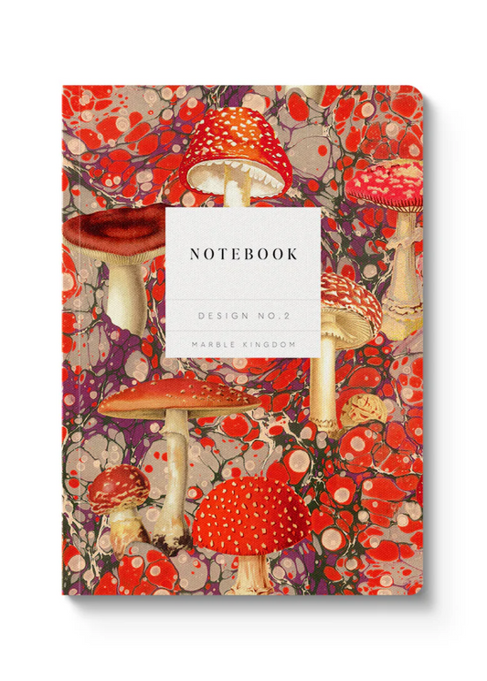 Ohh Deer - Marble Fungi Paperback A5 Notebook