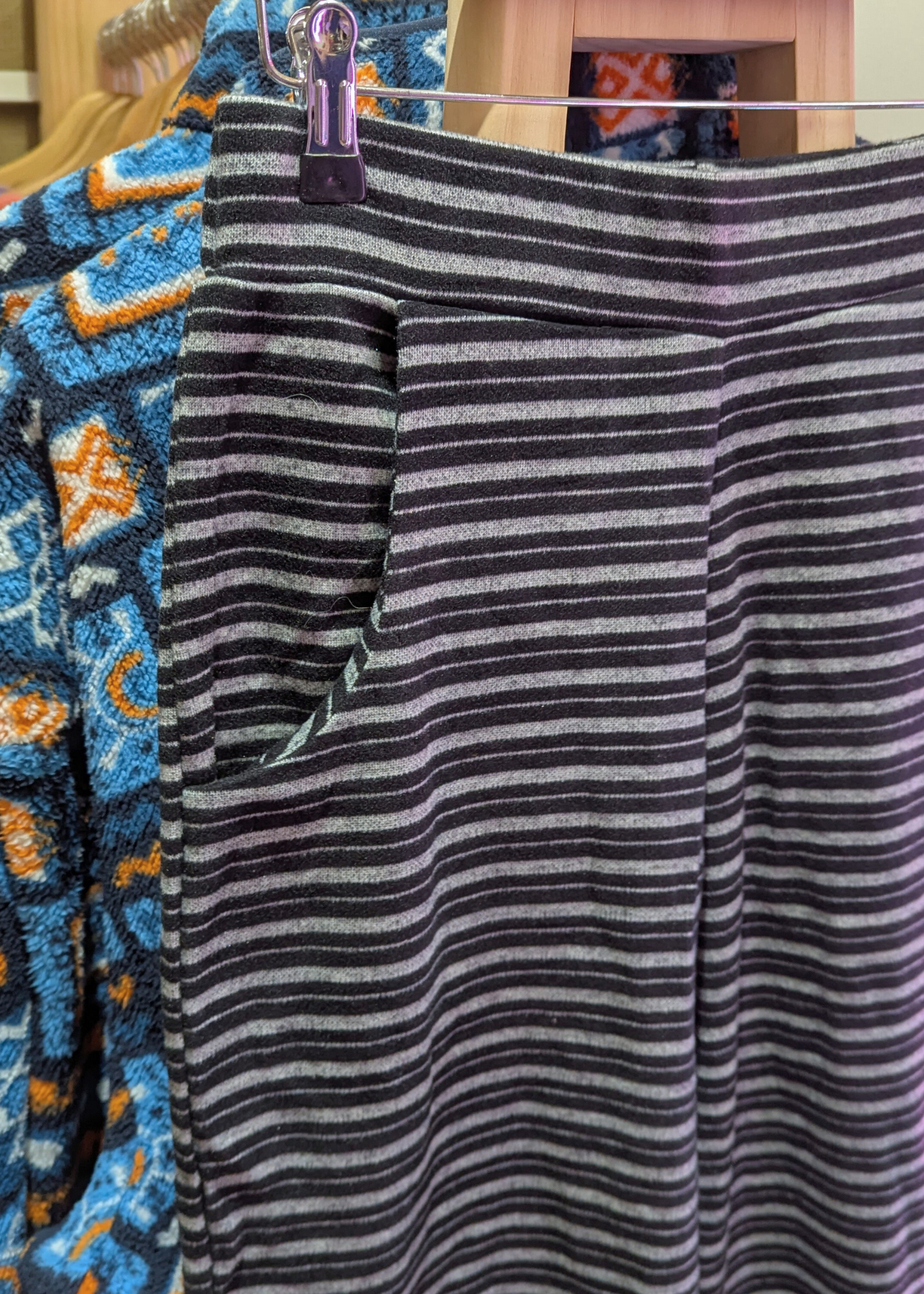 Daisy Street - Charcoal Grey Pinstripe Joggers