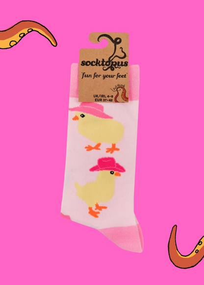 Socktopus - Pink Cowboy Chicks Socks