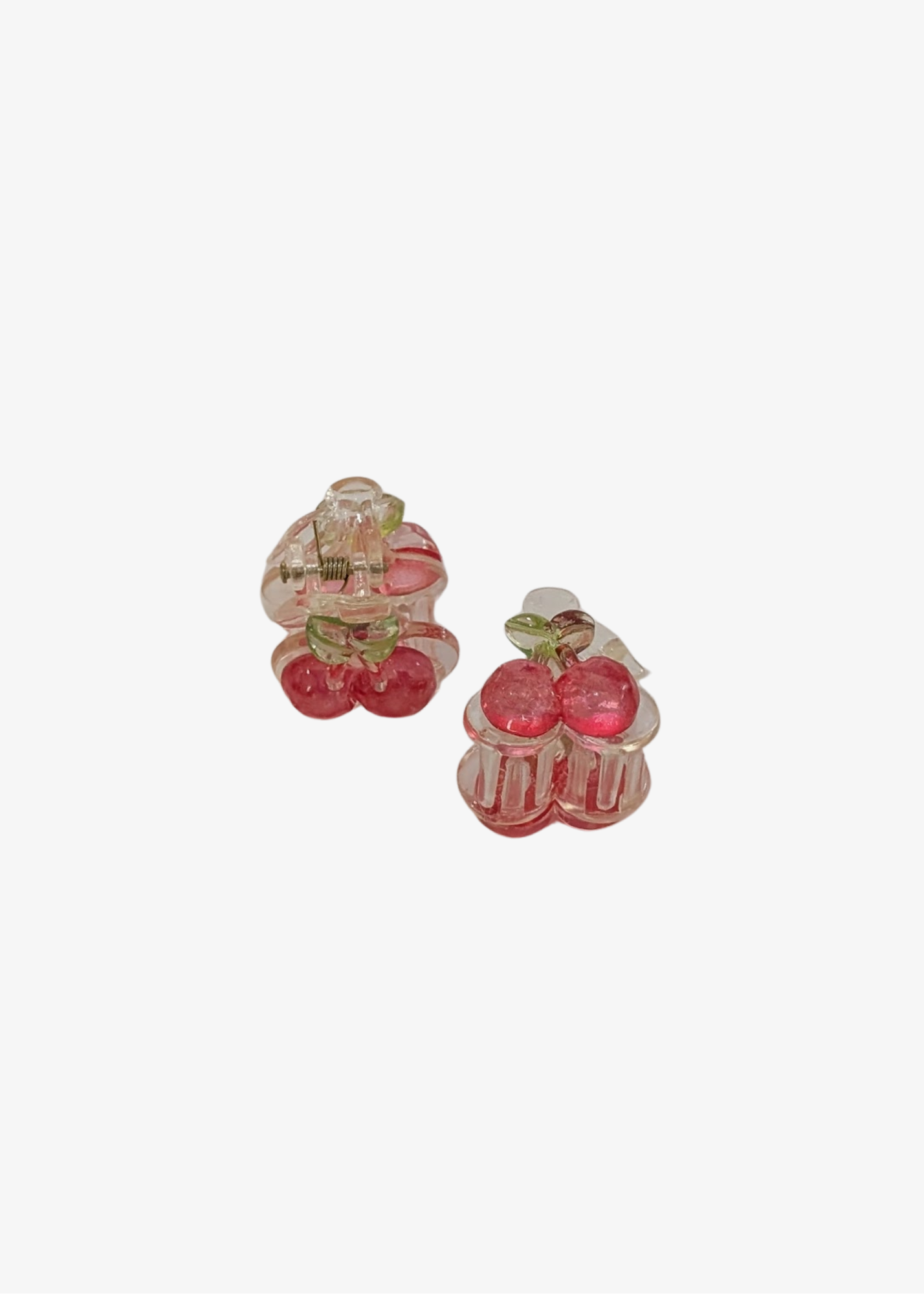 The Edit - Cherry Hair Claw Duo
