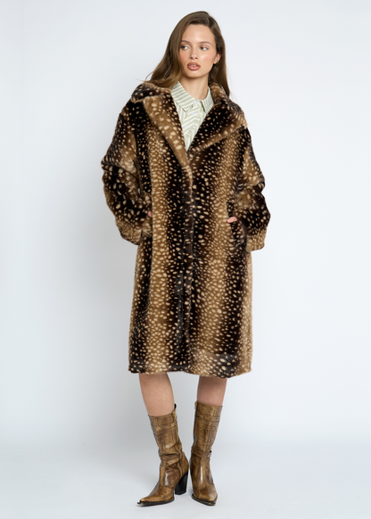 Daisy Street - Doe Faux Fur Coat