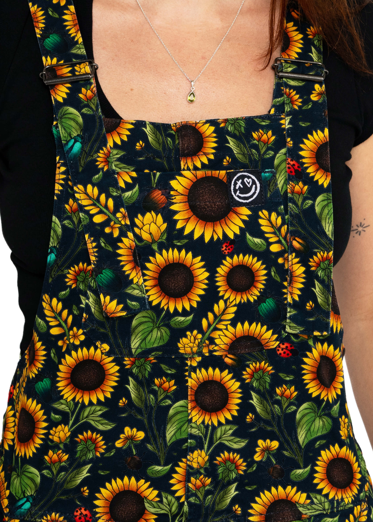 Rebel Romance - Sunflower Charity Stretch Dungarees