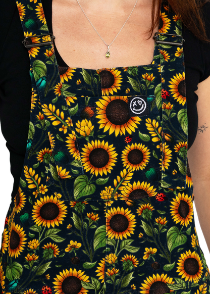 Rebel Romance - Sunflower Charity Stretch Dungarees