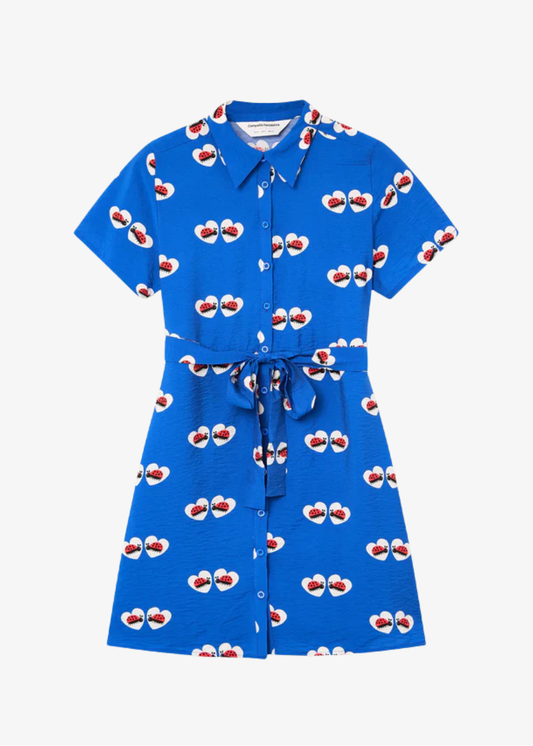 Compañia Fantastica - Ladybird Heart Shirt Dress