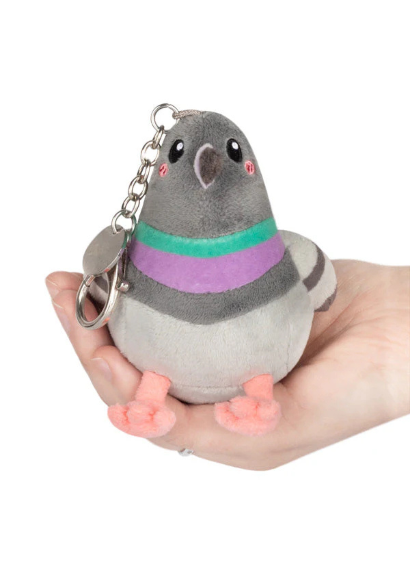 Squishable- Micro Squishable Pigeon Keychain