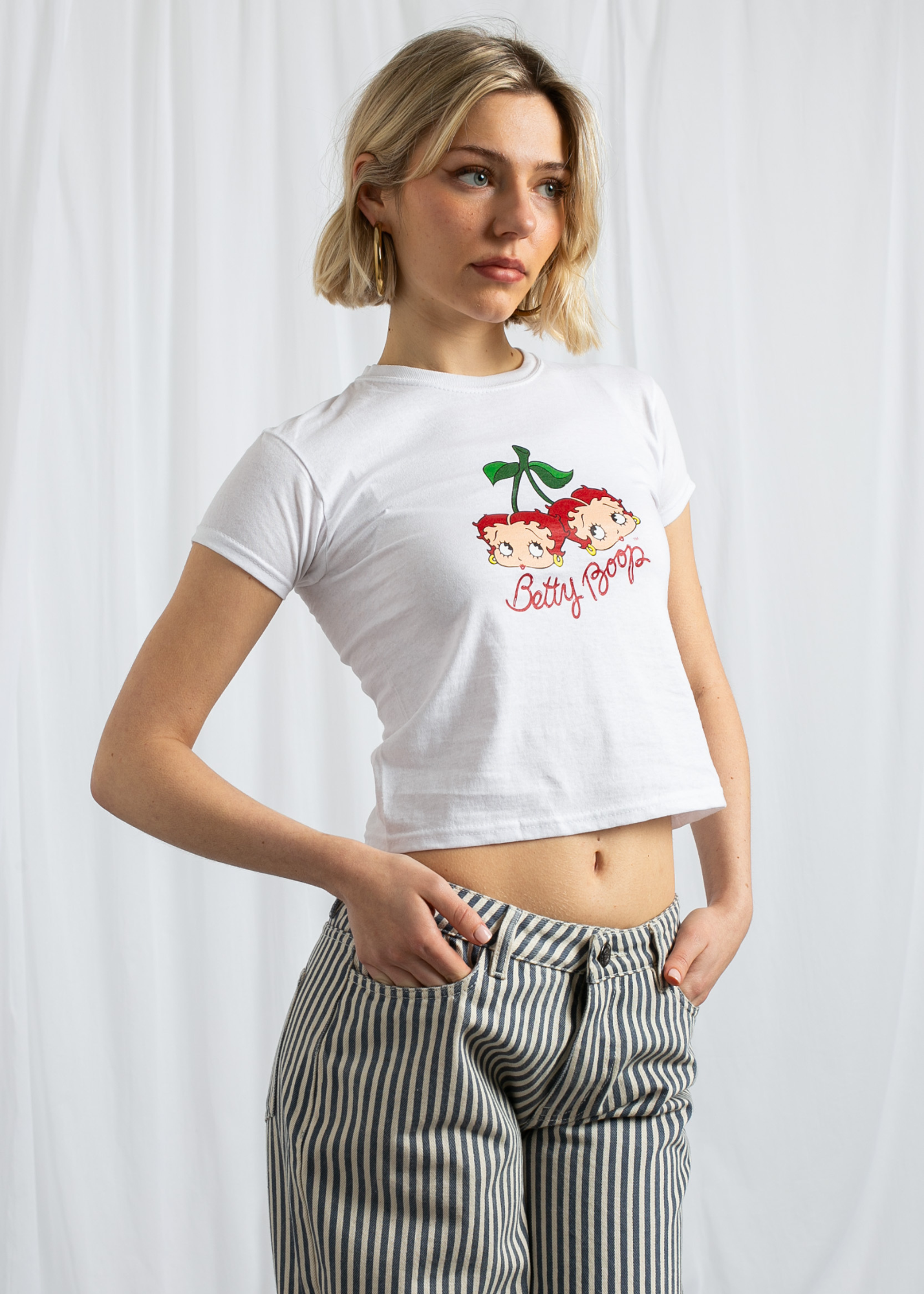 Daisy Street - Betty Boop Cherry Baby Tee