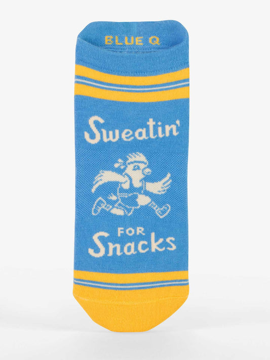Blue Q - Sweatin' For Snacks Sneaker Socks