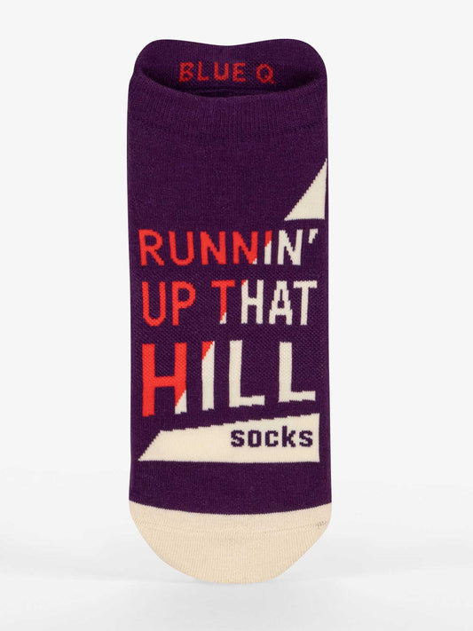 Blue Q - Runnin' Up That Hill Sneaker Socks