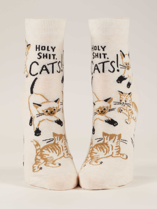 Blue Q - Holy Sh*t Cats! Ankle Socks