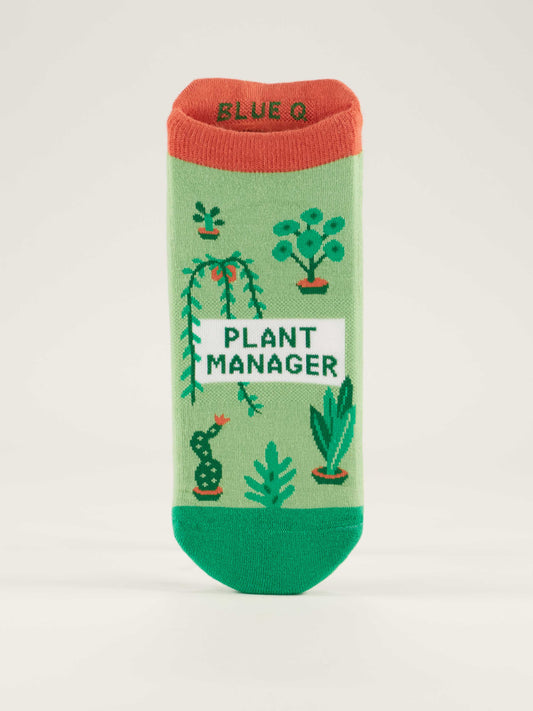 Blue Q - Plant Manager Mens Sneaker Socks
