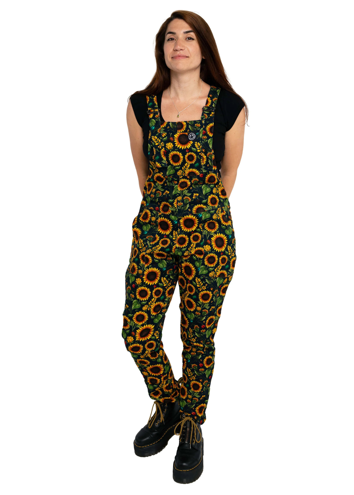 Rebel Romance - Sunflower Charity Stretch Dungarees