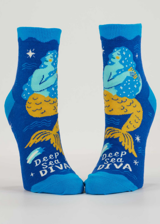 Blue Q - Deep Sea Diva Ankle Socks