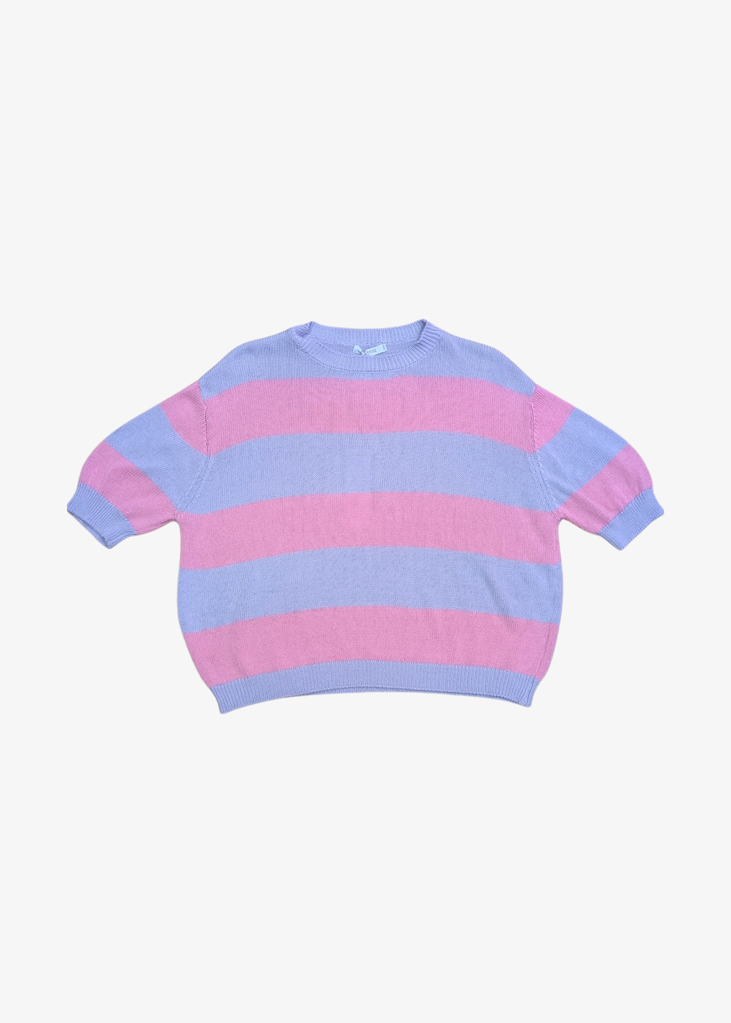 The Edit - Pink and Lilac Stripe Knit Top