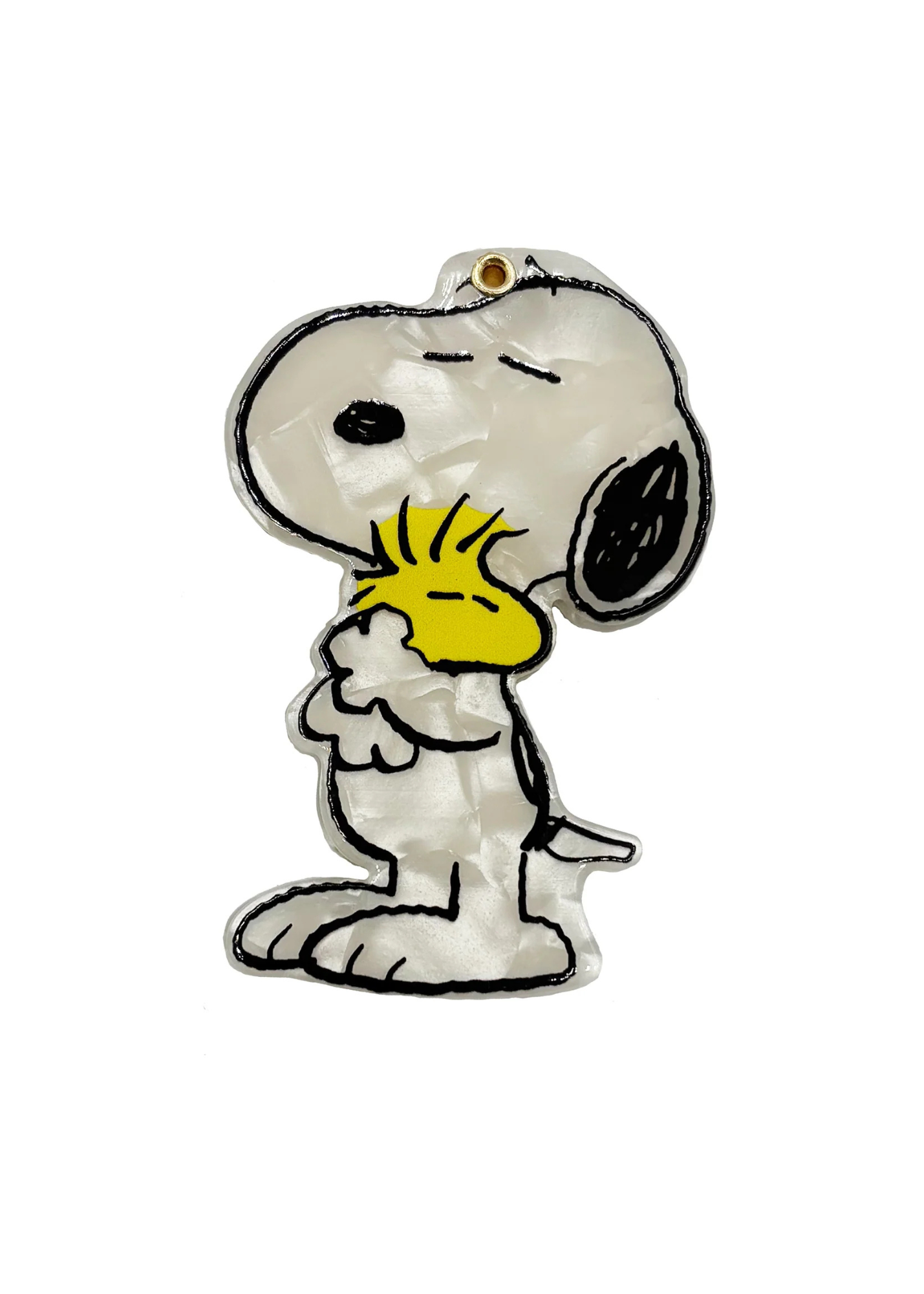 House of Disaster - Peanuts Hugging Woodstock Compact Mirror