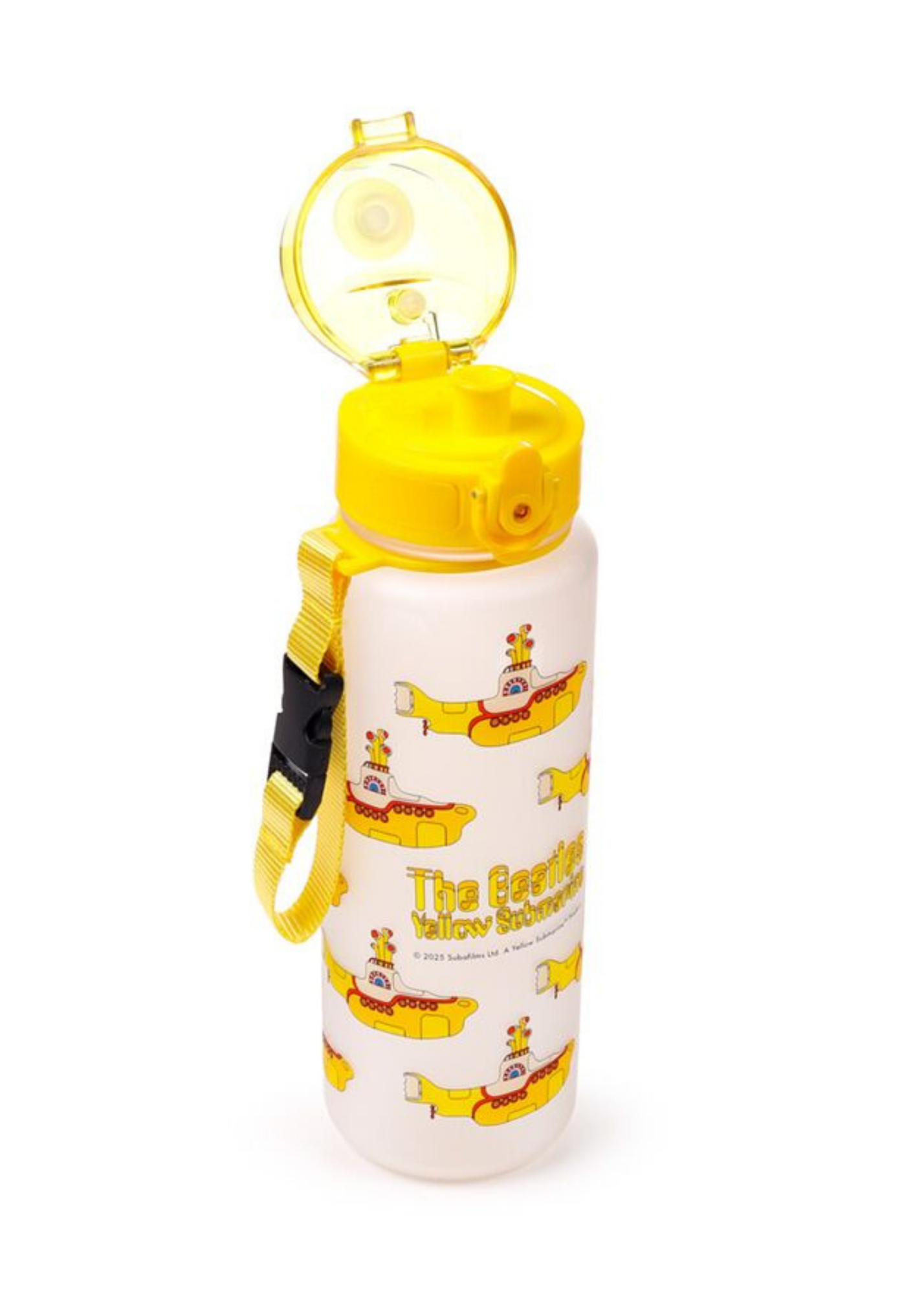 Puckator - The Beatles Yellow Submarine Pop Top 600ml Shatterproof Bottle
