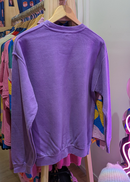 Home of Rainbows - Red Panda Threat Sweater in Purple