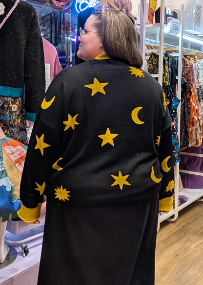 Thunder Egg - Astro Palms Oversized Jumper