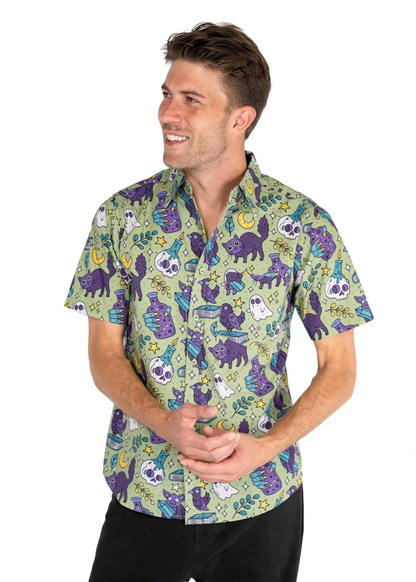 Run & Fly - Cool Mint Spooks Short Sleeve Shirt