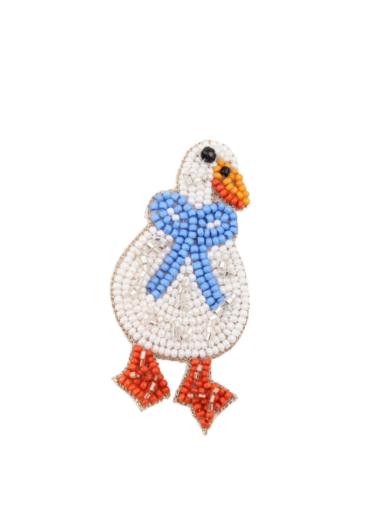 My Doris - Goose with a Bow Brooch