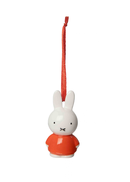 Miffy - Ceramic Red Dress Miffy Hanging Decoration