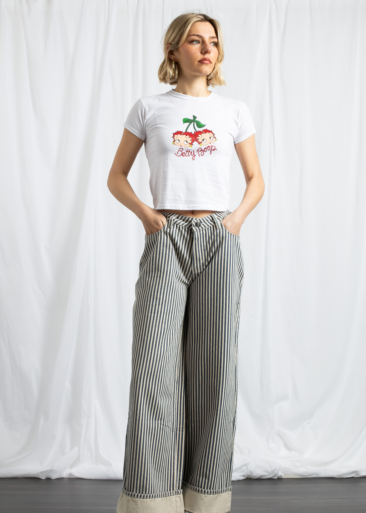 Daisy Street - Betty Boop Cherry Baby Tee
