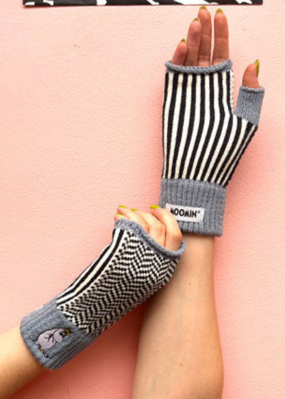 House of Disaster - Moomin Herringbone Fingerless Gloves