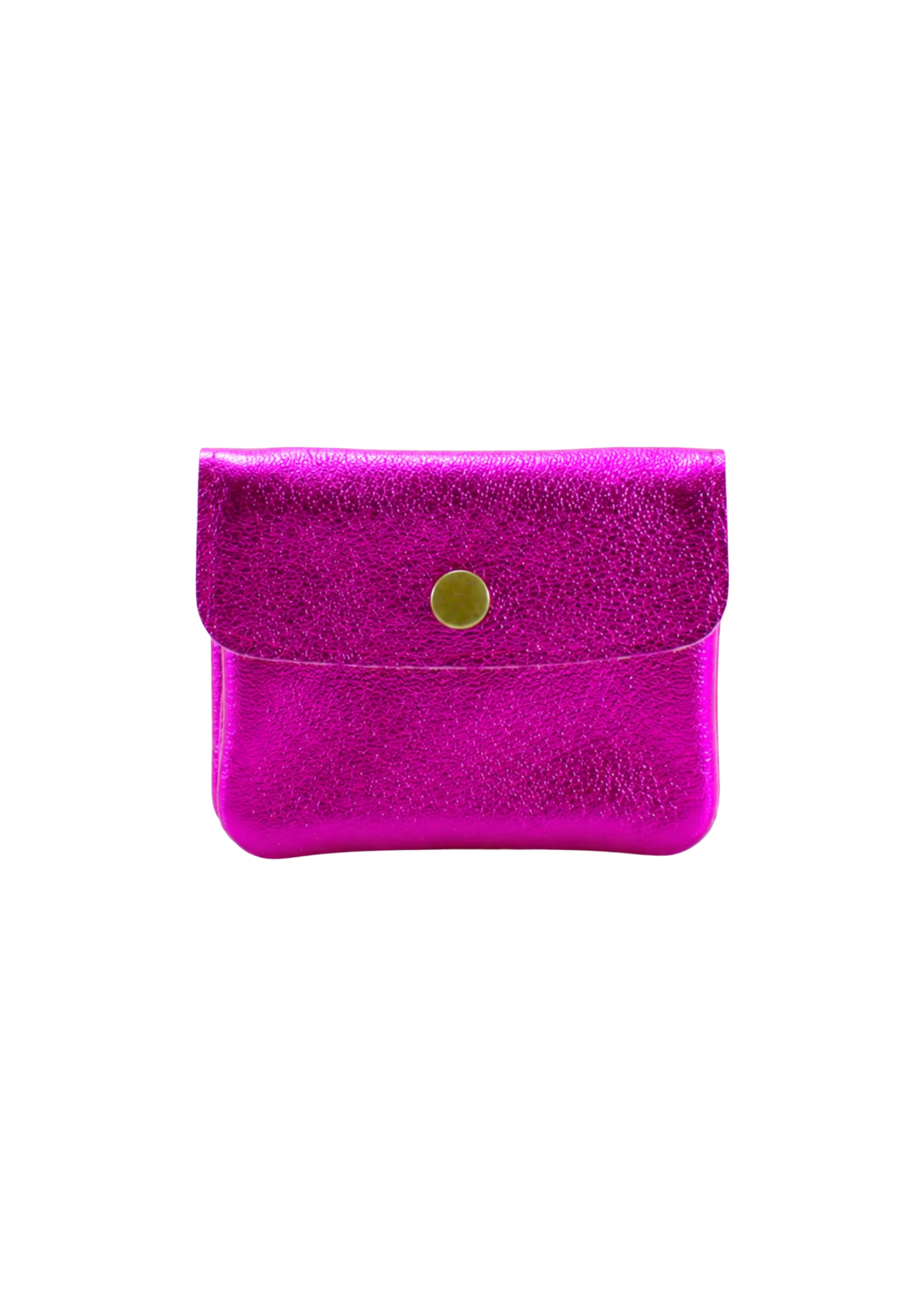 Thunder Egg - Metallic Pink Leather Purse