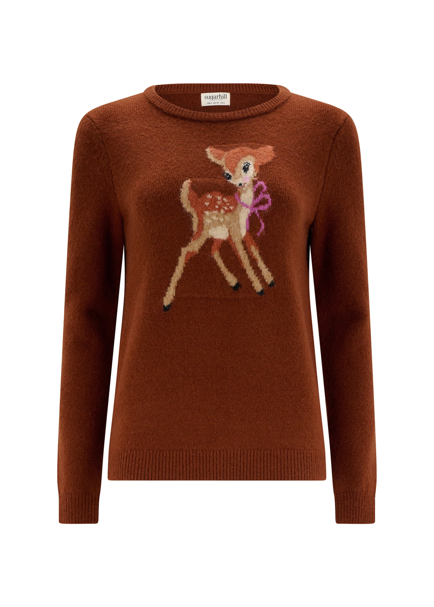 Sugarhill Brighton - Brown Vintage Baby Deer Kia Jumper