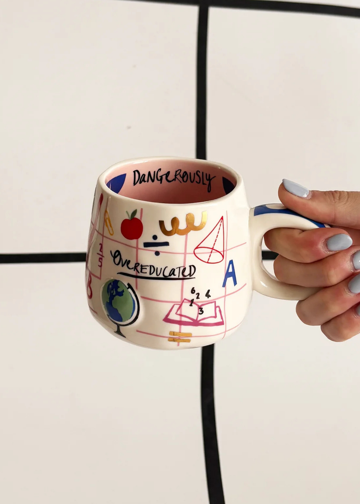House of Disaster - Small Talk 'Dangerously Overeducated' Mug
