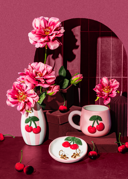 Sass & Belle - Handpainted Cherry Mug