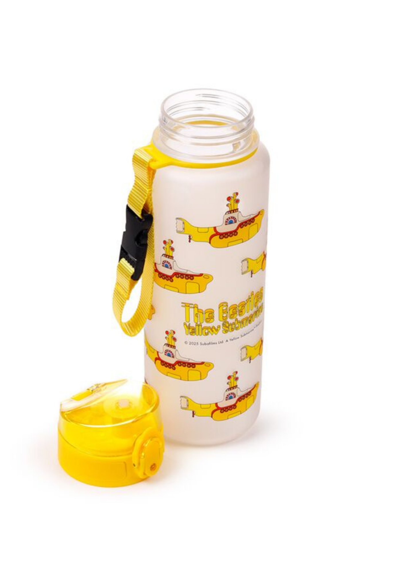 Puckator - The Beatles Yellow Submarine Pop Top 600ml Shatterproof Bottle