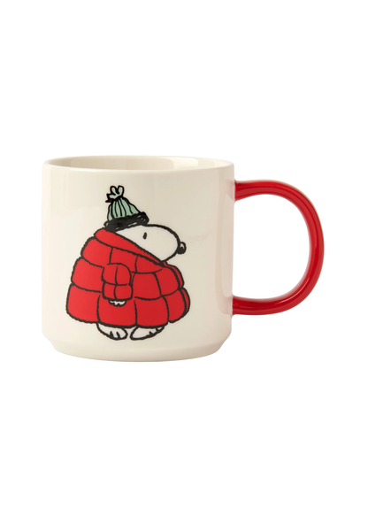 Magpie - Snoopy ‘Cosy Vibes’ Puffa Jacket Mug