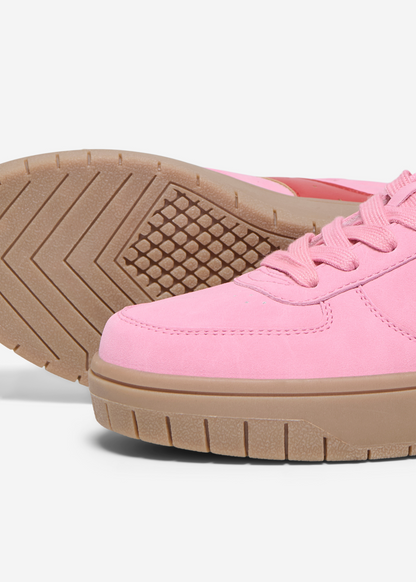 Only - Platform Sneaker in Pink and Red