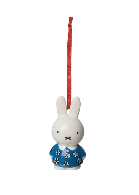 Miffy - Ceramic Miffy Flower Dress Hanging Decoration