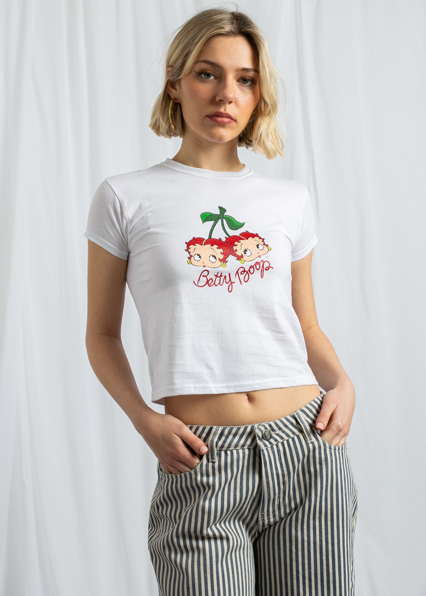 Daisy Street - Betty Boop Cherry Baby Tee